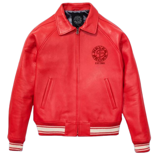 NB Red Leather Jacket